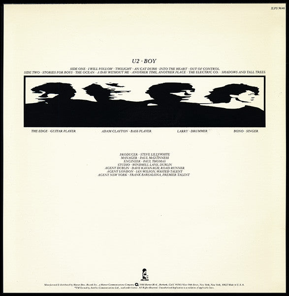 U2 : Boy (LP, Album, Los)