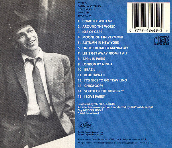 Frank Sinatra : Come Fly With Me (CD, Album, RE, RM)
