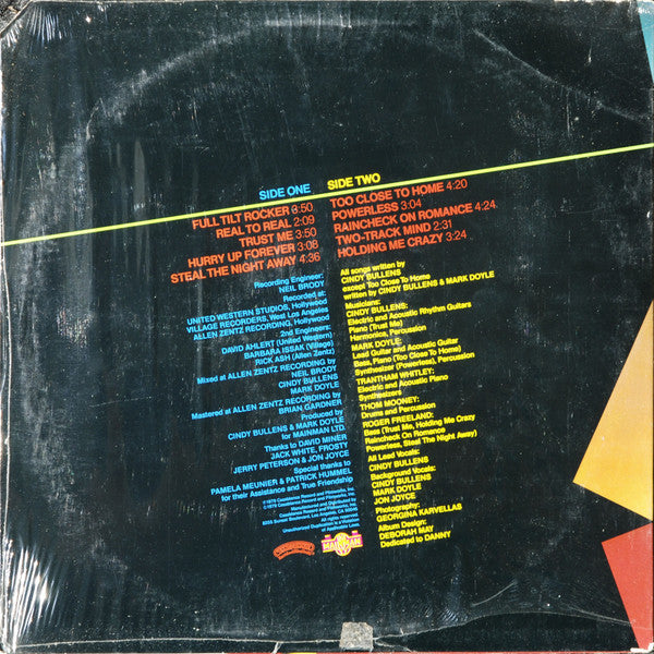 Cindy Bullens : Steal The Night (LP, Album, 72 )
