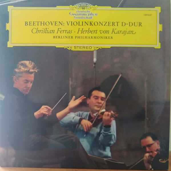 Ludwig Van Beethoven, Christian Ferras, Herbert von Karajan, Berliner Philharmoniker : Violinkonzert D-Dur (LP, RE)