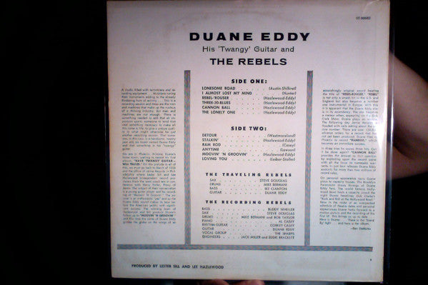 Duane Eddy & His "Twangy" Guitar And The Rebels* : Have Twangy Guitar Will Travel (LP, Album, Club)