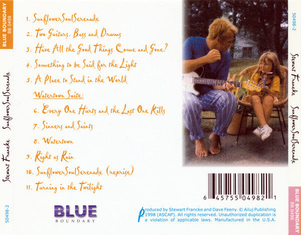Stewart Francke : Sunflower Soul Serenade (CD, Album)