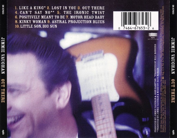 Jimmie Vaughan : Out There (CD, Album)