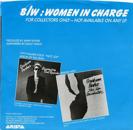 Graham Parker : Stupefaction (7", Single, Promo)