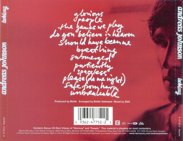 Andreas Johnson : Liebling (CD, Album, Enh)