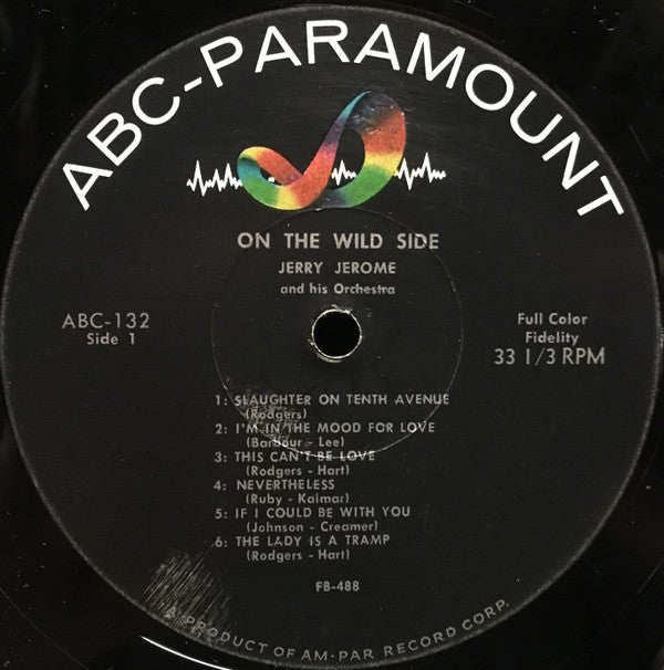Jerry Jerome : On The Wild Side (LP, Album, Mono)