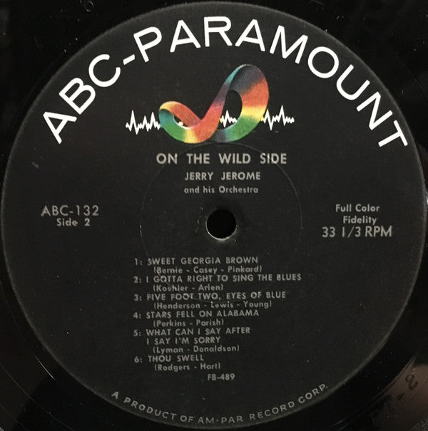 Jerry Jerome : On The Wild Side (LP, Album, Mono)
