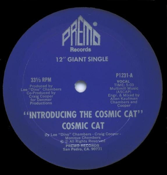 Cosmic Cat : Introducing The Cosmic Cat (12", Maxi)
