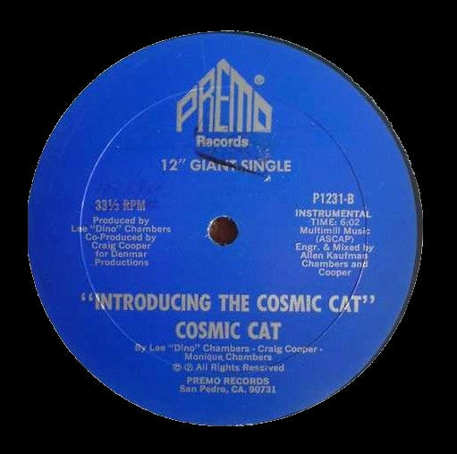 Cosmic Cat : Introducing The Cosmic Cat (12", Maxi)