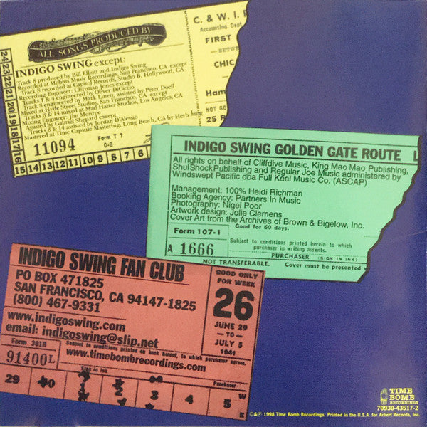 Indigo Swing : All Aboard! (CD, Album)