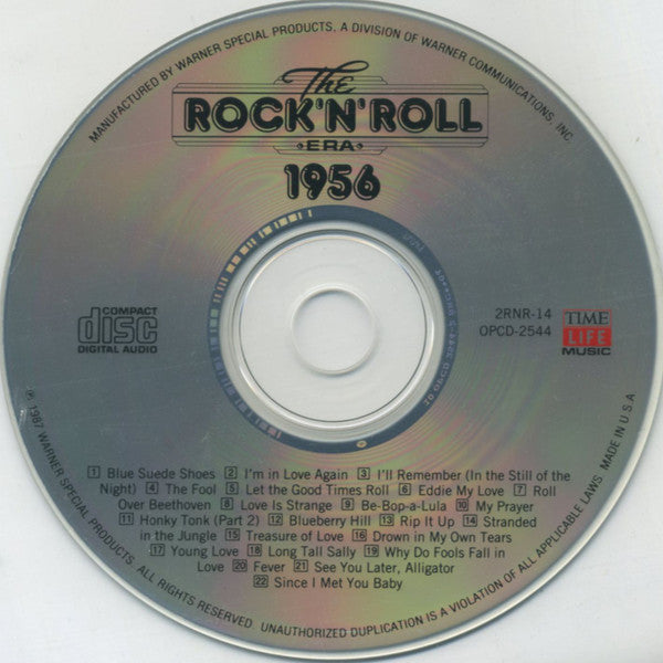 Various : 1956 (CD, Comp, RE, RM)