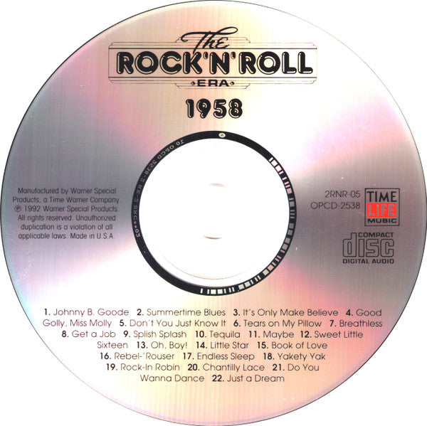 Various : The Rock 'N' Roll Era 1958 (CD, Comp, RE, RM)
