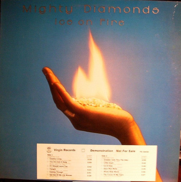 The Mighty Diamonds : Ice On Fire (LP, Album, Promo)