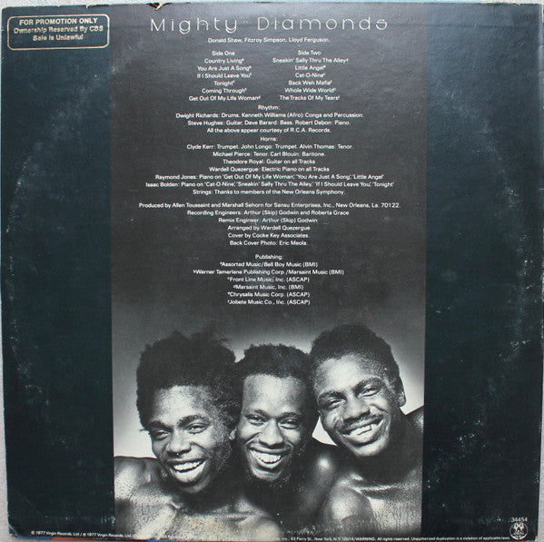 The Mighty Diamonds : Ice On Fire (LP, Album, Promo)