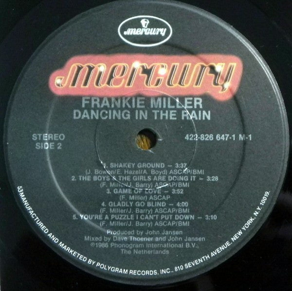 Frankie Miller : Dancing In The Rain (LP, Album)