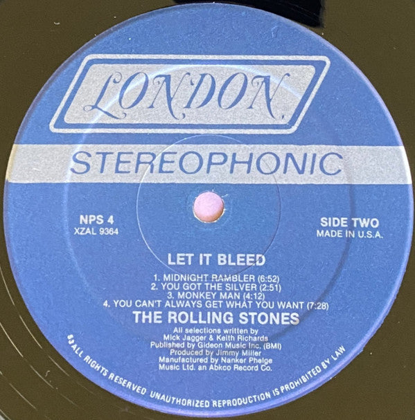 The Rolling Stones : Let It Bleed (LP, Album, RE, 53 )
