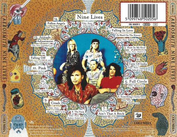 Aerosmith : Nine Lives (CD, Album, Enh, DAD)