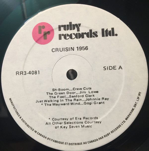 Various : Cruisin' 1956 (LP, Comp, Styrene)
