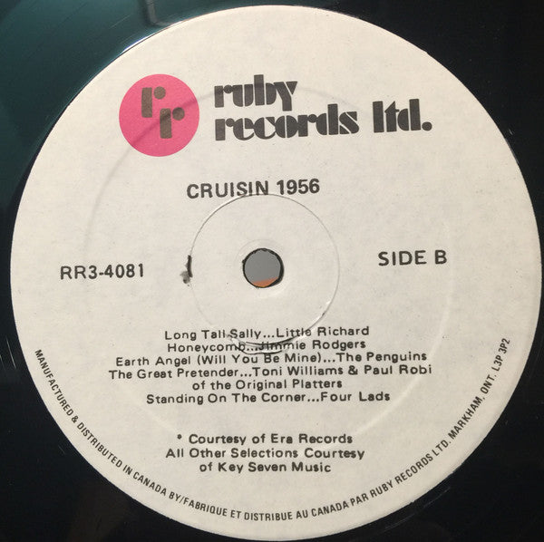 Various : Cruisin' 1956 (LP, Comp, Styrene)