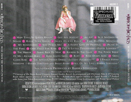 Marvin Hamlisch - Barbra Streisand : The Mirror Has Two Faces (CD, Album)
