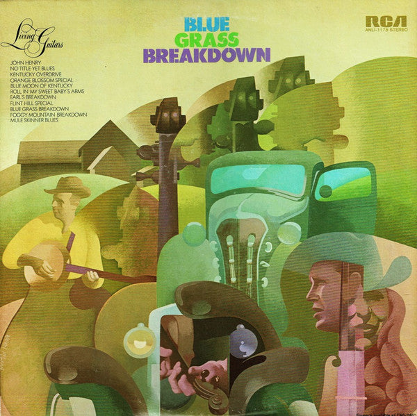 Living Guitars : Blue Grass Breakdown (LP, Album)