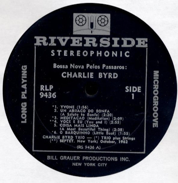 Charlie Byrd : Bossa Nova Pelos Passaros (LP, Album)