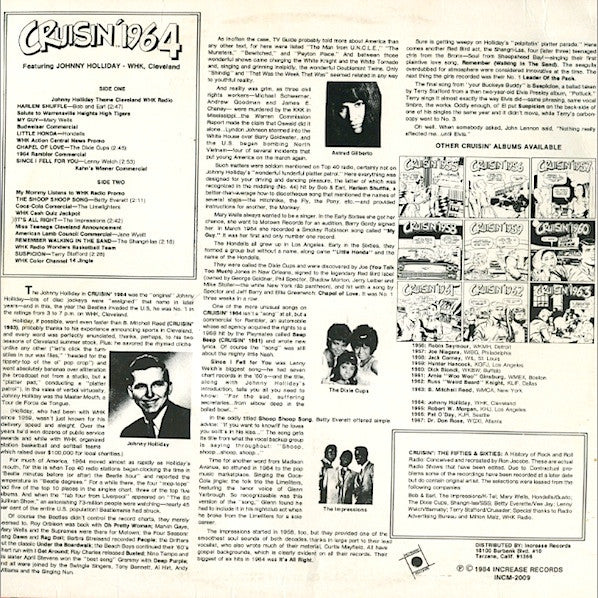 Various : Cruisin' 1964 (LP, Comp, Mixed)