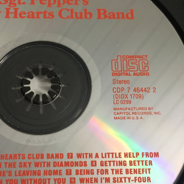 The Beatles : Sgt. Pepper's Lonely Hearts Club Band (CD, Album, RE)