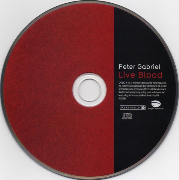Peter Gabriel : Live Blood (2xCD, Album)