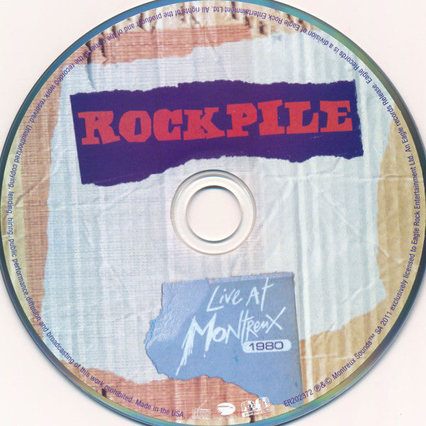 Rockpile : Live At Montreux 1980 (CD, Album)