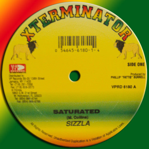 Sizzla / Baba Tundeh : Saturated / Baba Tundeh Ah Come (12")