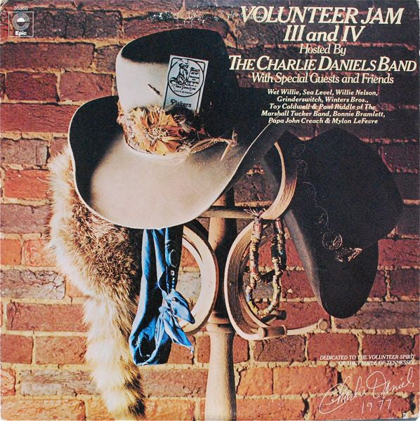 The Charlie Daniels Band : Volunteer Jam III And IV (2xLP, Album, Pit)