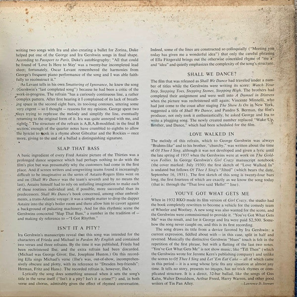 Ella Fitzgerald : Ella Fitzgerald Sings The George And Ira Gershwin Song Book (Vol. 4) (LP, Album, Mono, Gat)