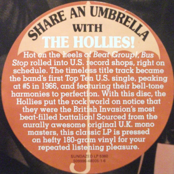 The Hollies : Bus Stop (LP, Album, Mono, RE, Rai)