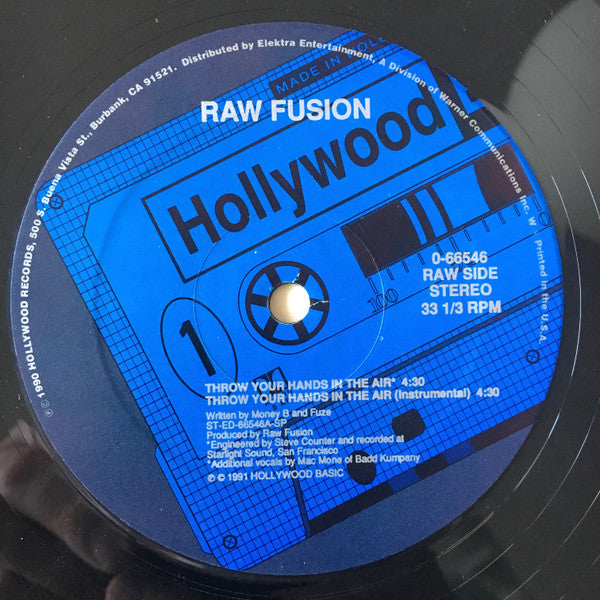 Raw Fusion : Throw Your Hands In The Air / Do My Thang (12")