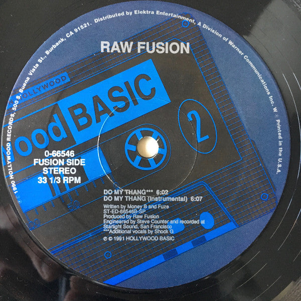 Raw Fusion : Throw Your Hands In The Air / Do My Thang (12")