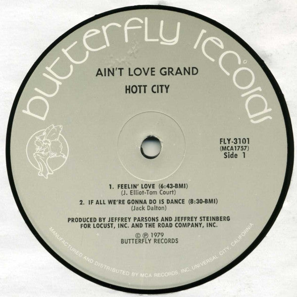 Hott City : Ain't Love Grand (LP, Album)