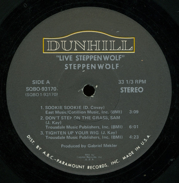 Steppenwolf : Live (2xLP, Club)