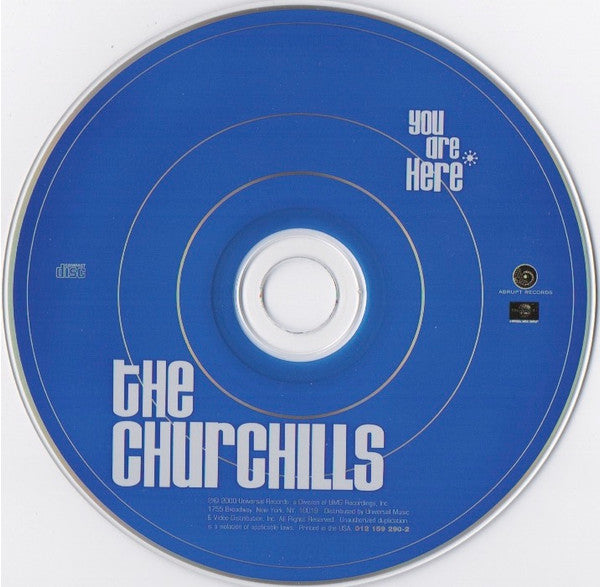 The Churchills : You Are Here (CD, Album)