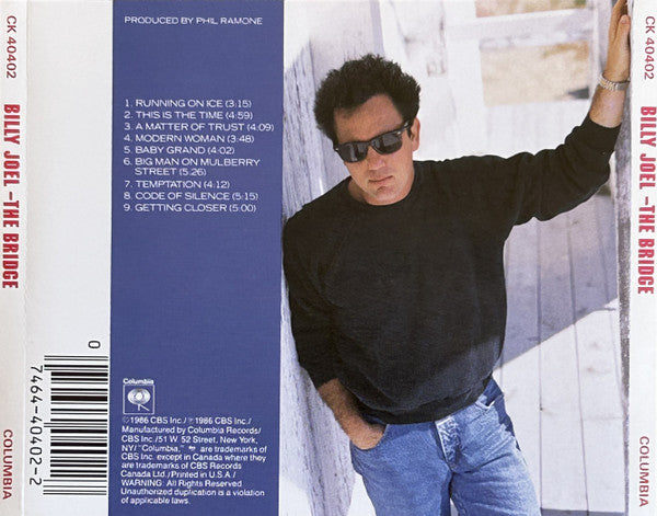 Billy Joel : The Bridge (CD, Album, RE, RP, Pit)