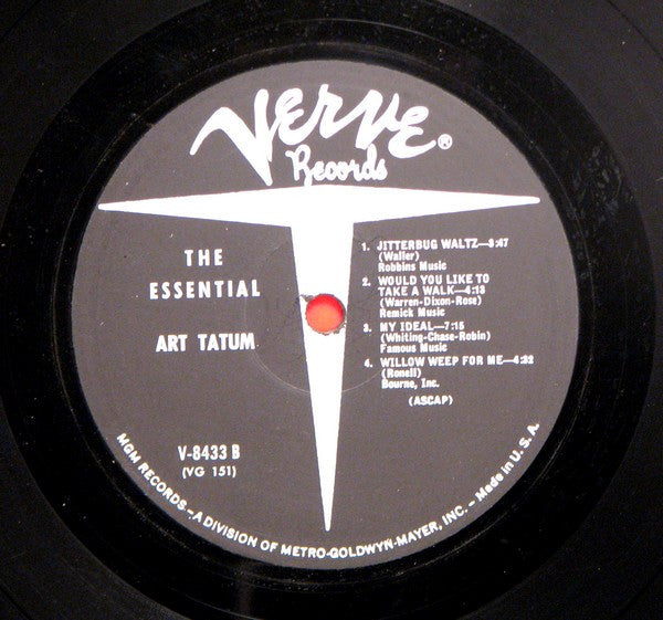 Art Tatum : The Essential Art Tatum (LP, Comp, Mono, Gat)