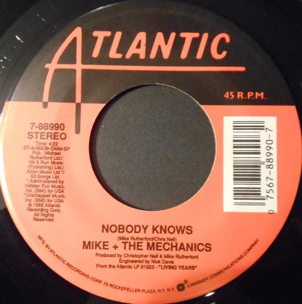 Mike & The Mechanics : Nobody's Perfect (7", SP)