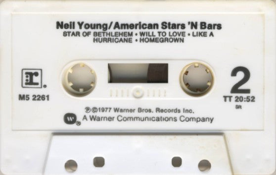 Neil Young : American Stars 'N Bars (Cass, Album, RE, SR)