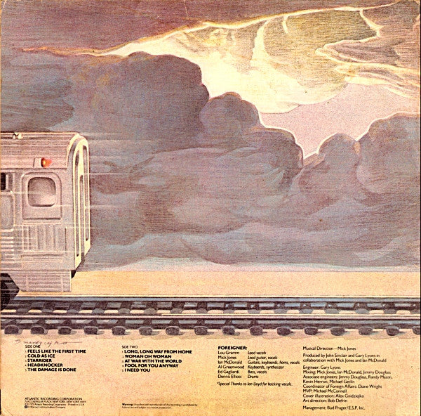 Foreigner : Foreigner (LP, Album, RE, PR )
