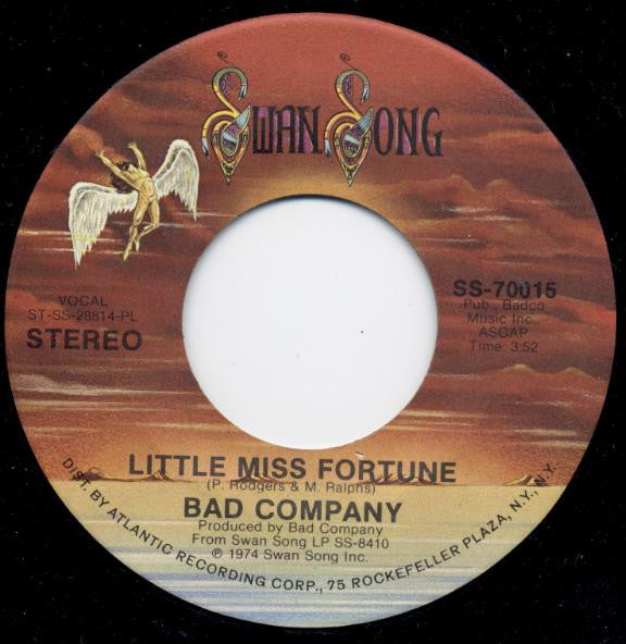 Bad Company (3) : Can't Get Enough (7", Single, Pla)