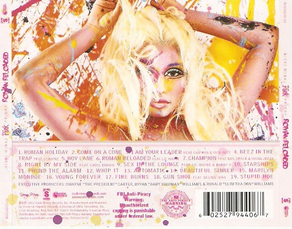 Nicki Minaj : Pink Friday (Roman Reloaded) (CD, Album)