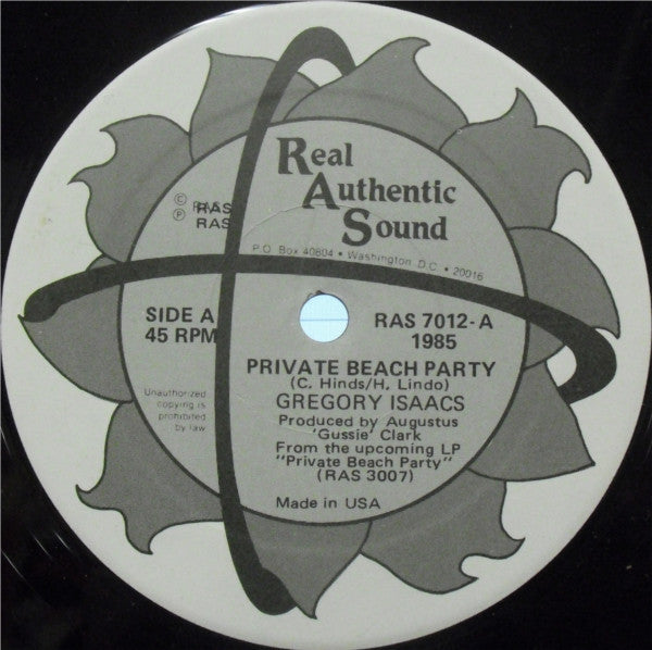 Gregory Isaacs : Private Beach Party (12")