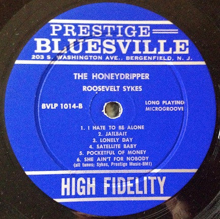 Roosevelt Sykes : The Honeydripper (LP, Album)