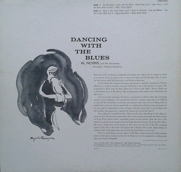 Al Nevins And His Orchestra : Dancing With The Blues (LP, Album, Mono)