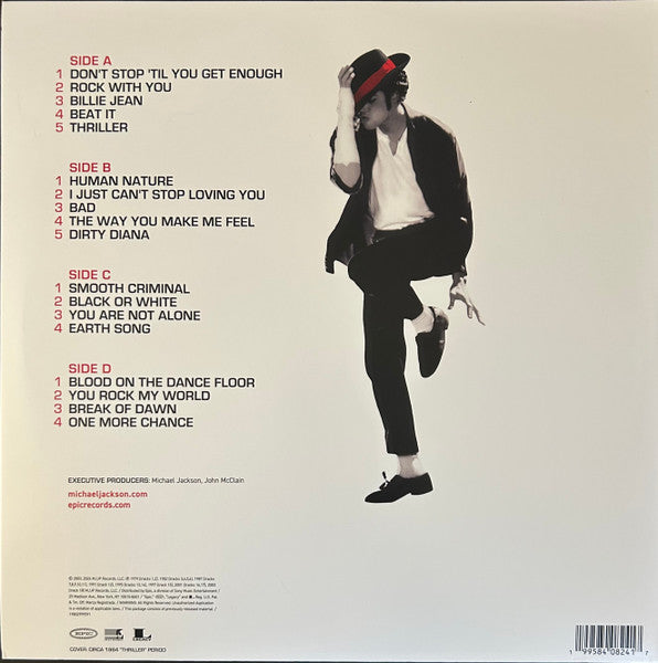 Michael Jackson : Number Ones (2xLP, Comp, RE, Whi)